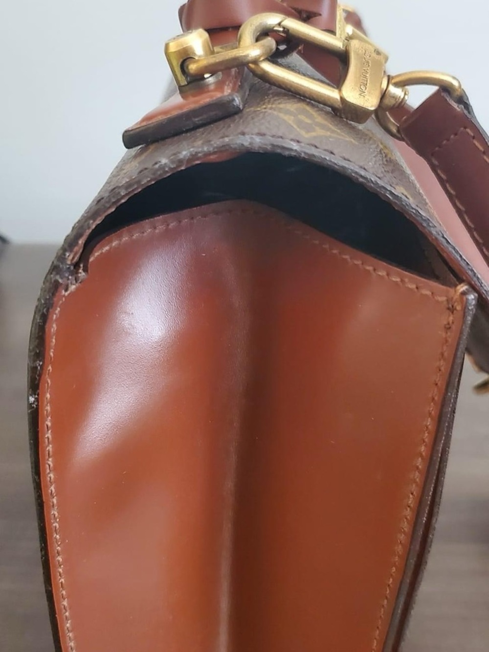 Louis Vuitton Monceau 28 Satchel with Brass color hardware. Great project bag - Picture 10 of 16